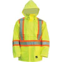 Open Road Jacket, Polyester/Polyurethane, High Visibility Lime-Yellow, Small Consource