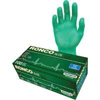 Gants jetables avec alo&egrave;s, Petit, Vinyle, 5 mils, Sans poudre, Vert Consource