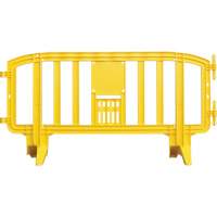 Movit Barricade, Interlocking, 78" L x 39" H, Yellow Consource