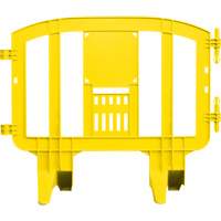 Minit Barricade, Interlocking, 49" L x 39" H, Yellow Consource