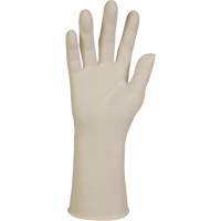 Gants d'examen XTRA-PFE, Grand, Latex, 10 mils, Sans poudre, Blanc, Classe 2 Consource