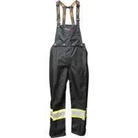 Pantalons &agrave; bavette ignifug&eacute;s Journeyman, Petit, Noir Consource