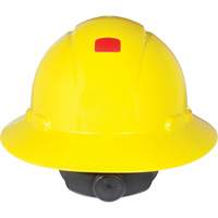 Casque de s&eacute;curit&eacute; &agrave; bordure compl&egrave;te avec capteur Uvicator, Suspension Rochet Consource