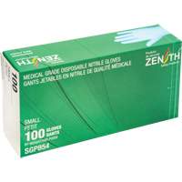 Puncture-Resistant Medical-Grade Disposable Gloves, Small, Nitrile, 3.5-mil, Powder-Free, Blue, Class 2 Consource