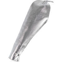 Welder's Heat Resistant Sleeves, 18", Aluminized Kevlar&reg;, Silver Consource