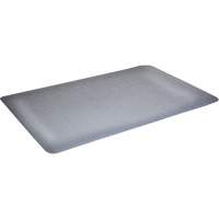 Tapis antimicrobiens WD Foodmaster, Lisse, 3' x 4' x 9/16", Gris, Nitrile/Caoutchouc Consource