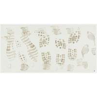 Peel-Away Cleanroom Mats & Frame Kit, 1.57 mils Thick, 18" W, 3' L x White Consource