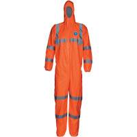 Combinaison haute visibilit&eacute; avec capuchon, Petit, Orange, Tyvek 500 Consource