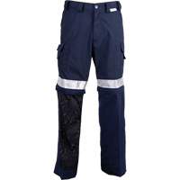All-Season High Visibility Ventilated Pants, Poly-Cotton, 26, Navy Blue Consource