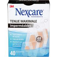 Pansements imperm&eacute;ables &agrave; tenue maximale Nexcare, Assorti, Plastique, St&eacute;rile Consource