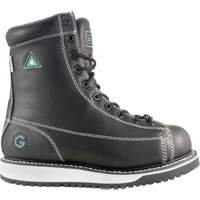 Bottes de travail pour monteur, Cuir, Embout Acier, Taille 7, Imperm&eacute;able Consource