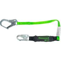 Miller&reg; HP Shock-Absorbing Lanyard, 4', Locking Rebar Hook Center, Locking Snap Hook Leg Ends, Polyester Consource