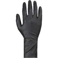 Gants jetables KeepKleen, Grand, Nitrile, 8 mils, Sans poudre, Noir Consource