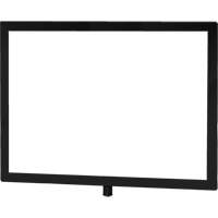 Heavy-Duty Horizontal Sign Holder for Classic Posts, Black Consource