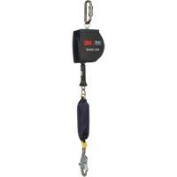 Nano-Lok Extended Length Self Retracting Lifeline, 15', Stainless Steel, Swivel Consource