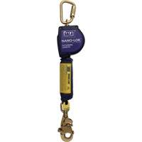 Nano-Lok Extended Length Self Retracting Lifeline, 10', Dyneema&reg;, Swivel Consource