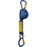 Nano-Lok Extended Length Self Retracting Lifeline, 10', Dyneema&reg;, Swivel Consource