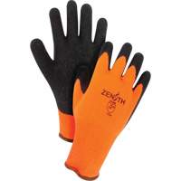 Natural Rubber Winter Gloves, Medium, Latex Coating, 10 Gauge, Cotton/Polyester Shell Consource