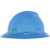 V-Gard&reg; GREEN Slotted Full Brim Hard Hat, Meets CSA Type 1, Ratchet Suspension Consource