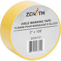 Ruban pour marquage d'all&eacute;es, 2" x 108', PVC, Jaune Consource