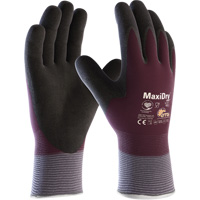 ATG MaxiDry&reg; Zero Coated Gloves with Thermal Lining, Small, Foam Nitrile Coating, 15 Gauge, Nylon/Spandex Shell Consource