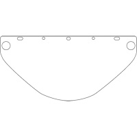 Visi&egrave;re de s&eacute;curit&eacute; universelle Dynamic, Polycarbonate, Teinte Transparent Consource