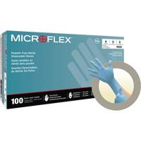 N20 Disposable Gloves, Small, Nitrile, 4.7-mil, Powder-Free, Blue Consource