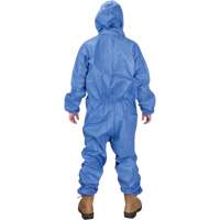 Hooded Coveralls, Medium, Blue, SMS Consource