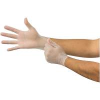 MicroFlex&reg; Disposable Gloves, Small, Vinyl, 2.8-mil, Powder-Free, Clear Consource