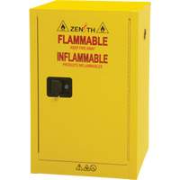 Armoire de rangement pour a&eacute;rosols inflammables, 12 gal., 1 Porte(s), 23" La x 35" h x 18" p Consource