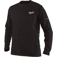 T-shirt &agrave; manches longues Workskin, Hommes, Petit, Noir Consource