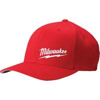 Casquette ajust&eacute;e Flexfit, Rouge, Poly-coton Consource