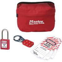 Trousse de cadenassage personnalis&eacute;e avec cadenas en thermoplastique Zenex, 6 composants compris Consource