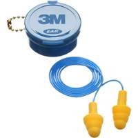 Bouchons d'oreilles pr&eacute;moul&eacute;s E-A-R Ultrafit, Avec cordon, Paire - Boîtier en plastique, 25 dB NRR, Taille unique Consource