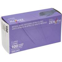Medical Grade Disposable Gloves, X-Large, Nitrile, 6-mil, Powder-Free, Black, Class 2 Consource