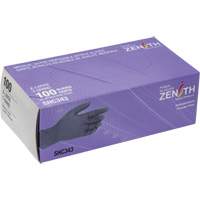 Medical Grade Disposable Gloves, X-Large, Nitrile, 6-mil, Powder-Free, Black, Class 2 Consource