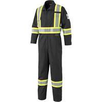 7702BKT FR-Tech&reg; Arc-Rated Coverall, Size 40 (Tall), Black, 10 cal/cm² Consource