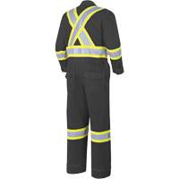 7702BKT FR-Tech&reg; Arc-Rated Coverall, Size 40 (Tall), Black, 10 cal/cm² Consource