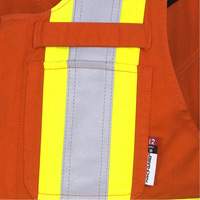 7712 Combinaison ignifuge FR-Tech, Petit, Orange haute visibilit&eacute; Consource