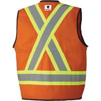 7732 Veste d'arpenteur ignifuge et r&eacute;sistant aux arcs &eacute;lectriques FR-Tech, Petit, Orange haute visibilit&eacute;, 9,7 cal/cm² Consource