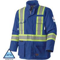 5523 Manteau de s&eacute;curit&eacute; ignifuge, Petit, Bleu royal, 58 cal/cm² Consource