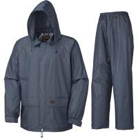 883 Rain Suit, Polyester/PVC, Small, Navy Blue Consource