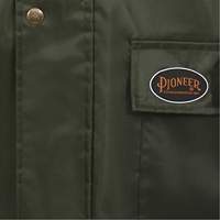 D8120J Nailhead Ripstop Tree Planter Hooded Jacket, Polyester/PVC, X-Small, Green Consource
