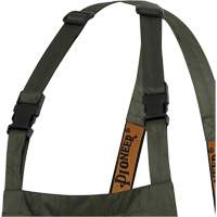 D8120P Nailhead Ripstop Tree Planter Bib Pants, X-Small, Polyester/PVC, Green Consource