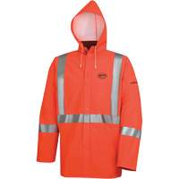576J Veste de pluie ignifuge haute visibilit&eacute;, Petit, Orange haute visibilit&eacute; Consource