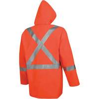 576J Veste de pluie ignifuge haute visibilit&eacute;, Petit, Orange haute visibilit&eacute; Consource