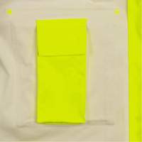 5881 FR/Arc-Rated Waterproof Rain Jacket, X-Small, High Visibility Yellow, 10 cal/cm² Consource