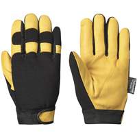 891 Gants ergonomiques isol&eacute;s de m&eacute;canicien, Paume Cuir fleur de ch&egrave;vre, Taille Petit Consource