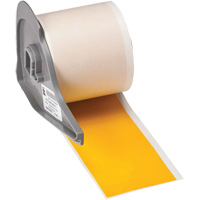 All-Weather Permanent Adhesive Label Tape, Vinyl, Yellow, 2" Width Consource