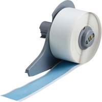 All-Weather Permanent Adhesive Label Tape, Vinyl, Blue, 1" Width Consource